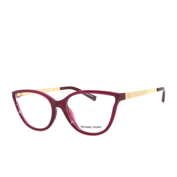 Michael Kors Belize 4071U 3509 55 Transparent Cordovan Eyeglasses 4071 - Picture 1 of 7